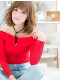 華やぐ☆小顔エアーウェーブミディc
