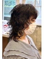 ザ デイ(THE DAY)&nbsp;ハードパーマとウルフカット