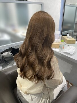 キートス(Kiitos) ブリーチなし ダブルカラー ミルクティーベージュ くすみ