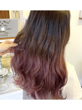 フラバー(flover) 【Miyuki】ブリーチありピンクグラデーション