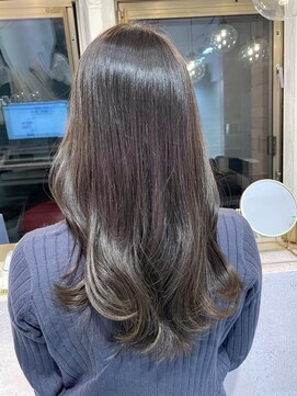 ルームバイシー 新宿(Loom. by Sea) 【Loom 林】ブリーチなしのオリーブグレージュ