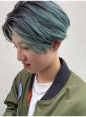 【ハンサムショート×デザインカラー】ヘアスナップ・山下