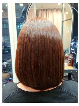 エクラート リラ 立川店(ECLART lilas.) ♪艶と丸みのロブヘアスタイル♪