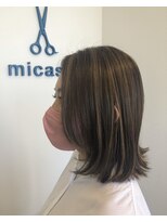 ミカサ(micasa) 外はねも可愛い肩上ミディアム