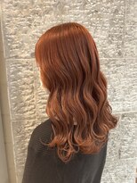 センスヘア(SENSE Hair) ワンカラーで作るオレンジブラウンカラー☆