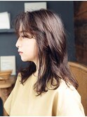 かきあげ前髪風ロングスタイル♪[高崎/高崎駅]