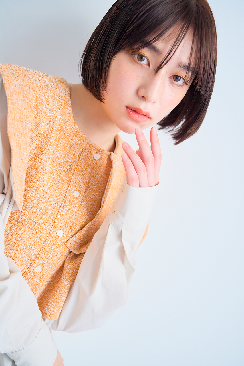 ニュアンス前髪暗髪ボブ