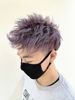 ラソニシカサイ(Lazo nishikasai)&nbsp;ラベンダーグレー　ツーブロ刈上げ