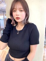 リコバイアフロート(riko by afloat)&nbsp;レイヤーボブイヤリングカラーシルキーベージュ