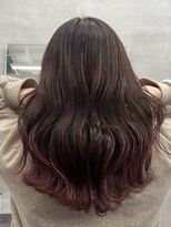 ジエクト カナウ(The Ect canow)&nbsp;裾カラーピンク/ピンクグラデーション/エンドカラー/ピンク