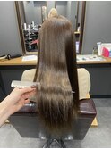 #髪質改善#酸性縮毛矯正#エアーストレート#トリートメント