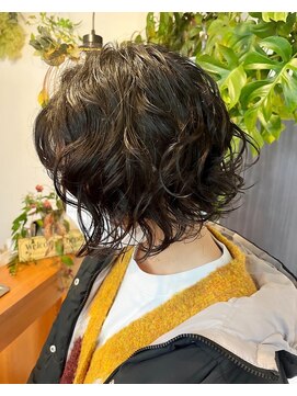 ノルディーズルーム(Nordlys Room) パーマ×ボブ