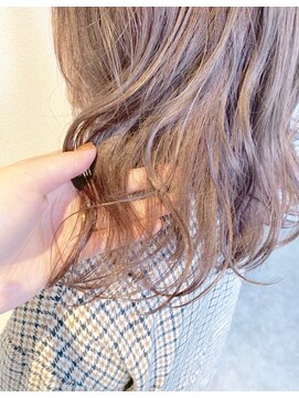 ビアンコカーロ 用賀店(Bianco caro) 透明感×ミルクティーベージュ/ハイトーンカラー/20代30代