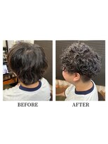 ヘアーメイク クーラ 行橋店(Hair make CURA)&nbsp;波巻きパーマツーブロックマッシュツイストスパイラル