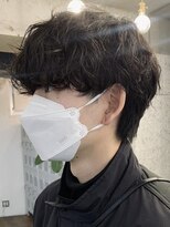 レタッチバイフィフス(RETOUCH by fifth)&nbsp;マッシュシャドウパーマテテ風無造作パーマ刈り上げなし