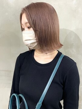 マジコ 下北沢本店(Magico) ボブ/ミルクティーベージュカラー/ブリーチ/ダブルカラー/下北沢