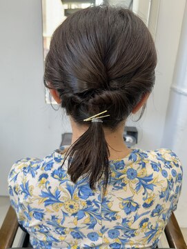 ヘアー アイス 御器所本店(HAIR ICI) 20代30代40代ベージュカラー大人透明感透け感簡単アレンジ