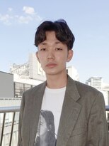 スタニング 渋谷(STUNNING.)&nbsp;ニュアンスパーマ/メンズカット/センターパート/渋谷