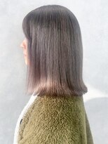 アイティーバイアルバム 下北沢店(IT by ALBUM)&nbsp;透明感カラーオリーブカラー秋色ワンレンピンクヘアー_ba491321