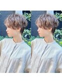 Lond.海気　ハンサムショート　ニュアンスパーマ