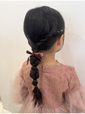 キッズふわ編み下ろし