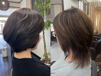 フラワー(flower)の写真/ご自宅でもブローなしでセット可能なので、忙しい朝の時短にも◎クセ毛の方もお気軽にご相談ください！