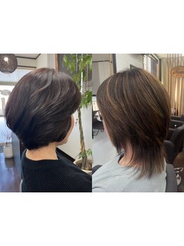 ご自宅でもブローなしでセット可能なので、忙しい朝の時短にも◎クセ毛の方もお気軽にご相談ください！