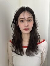 バイオレット 栄店(Violet) ウェーブヘア シースルー ロングレイヤー 春カラー 春ヘア HR-85