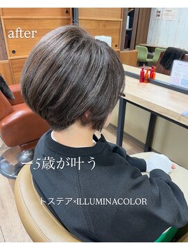 ミュー 天満橋(MEU) 毛質が変わり始めた大人女性のショートスタイル