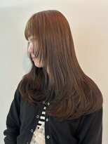 カシェル(cashel)&nbsp;オリーブベージュ/ブリーチなしwカラー/レイヤーカット