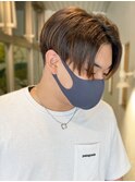 20代30代ツーブロック刈り上げセンターパート