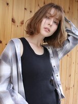 ブゾン(buZon)&nbsp;【buZon ブゾン】ウェーブボブ×サンドベージュ