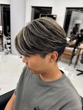 バース 梅田中崎町店(BIRTH) 50代40代白髪ぼかしシルバーメッシュバレイヤージュ