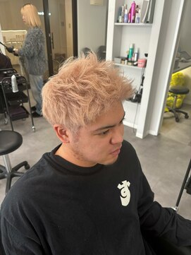 ナンバー 竪町(number+) トレンドカラー×スパイキー清潔感ナチュラル