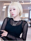 韓国レイヤー顔周りカット透明感カラー髪質改善艶髪シースルー