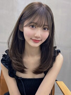 ガーデン 渋谷(GARDEN) 顔まわりカット　レイヤー　内巻き　ワンカール