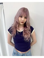 ジュベ(juve.) ホワイトピンクパープルロング