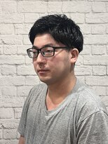 グレイスフルバーバー 赤坂見附店&nbsp;ツーブロアップバングスタイル
