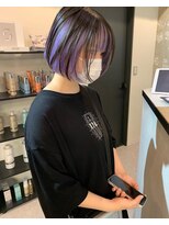 ペレ 原宿(PELE)&nbsp;イメチェン/ピンクベージュ/アンブレラカラー/前髪/原宿