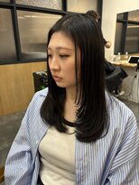 リドルヘアー 黒磯店(Riddle HAIR) セミロングレイヤー×グレージュ