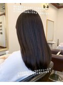 久々のカットと縮毛という事でバッチリ仕上げさせて頂きました!