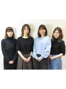 女性stylist多数在籍の【Grand Hearts】！女性目線の提案と細やかな気配りで緊張せずに通えるのが嬉しい♪