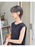 ウルフカット　ショートウルフ　ショート　ウルフ　白髪染め染め