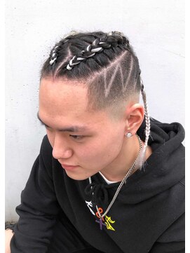 ラブ ロック Love' Lock コーンロウ・成人式、成人式ヘア、メンズヘア・フェードカット