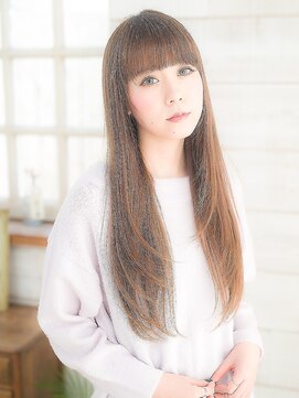 オーブ ヘアー ライブス 仙川店(AUBE HAIR RIVES) ワイドバング×エアリーロング