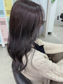 ヘアリゾートユア 新大久保店(hair resort YuA) パープルカラー