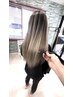 【透明感◎外国人風カラー】balayage＋カラー＋トリートメント　　