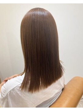 リールヘア 千早店(rire hair) 超多毛酸性ストレー×パッツン