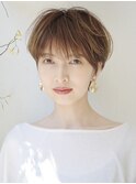 大人マッシュショート/丸みショート/イメチェン/30代40代50代