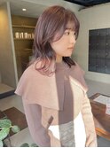 ピンクカラー ピンクラベンダー  ブリーチなしカラー /林